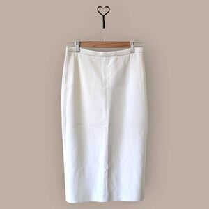 New MaxMara Classic Cream Pencil Skirt